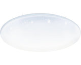 Plafoniera Eglo Crosslink 40w 5000 Lumeni, Lumina Rgbw, Alb Cu Cristale
