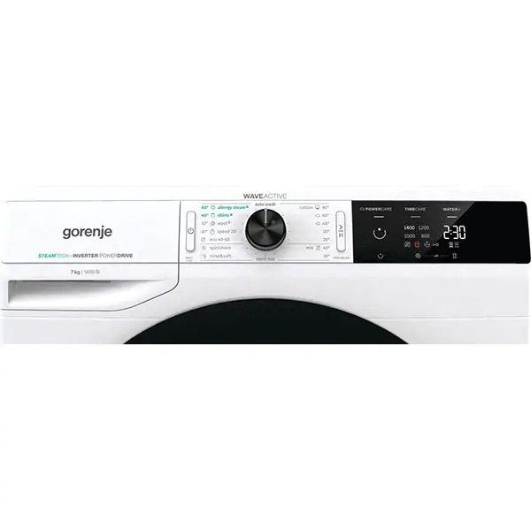 Masina de spalat rufe frontala GORENJE WEI74SDS, WaveActive, 7 kg, 1400rpm, Clasa A+++, Alb