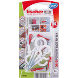Diblu fischer nylon universal cu carlig DUOPOWER, 6x30 RH N K, set 6 buc