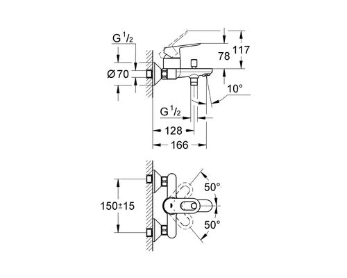 Baterie cada monocomanda Start Loop 23355000 Grohe