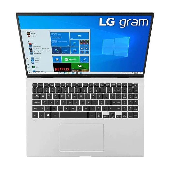 Laptop LG Gram 16Z90P, Intel Core i5-1135G7 pana la 4.2GHz, 16" WQXGA, 16GB, SSD 512GB, Intel Iris Xe Graphics, Windows 10 Home, Argintiu