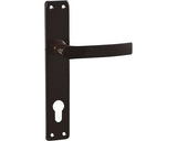 Manere Cu Sild Usa Interior Verofer Mures 90/220 Mm, Pentru Cilindru, Negru