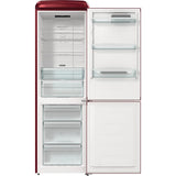 Frigider cu congelator inferior Gorenje ONRK619ER, 300L, NoFrost Plus, clasa energetica E, Burgundy