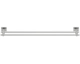 Suport prosop baie Lenz Rain, tip bara, cu 2 brate, 64,5 cm, crom
