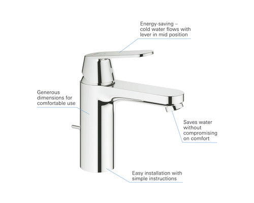 Baterie Lavoar Monocomanda GROHE Eurosmart Cosmopolitan 2339600E Crom