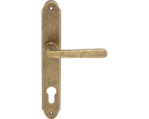 Manere Cu Sild Usa Intrare Verofer Wien 85/240 Mm, Pentru Cilindru, Alama Antica