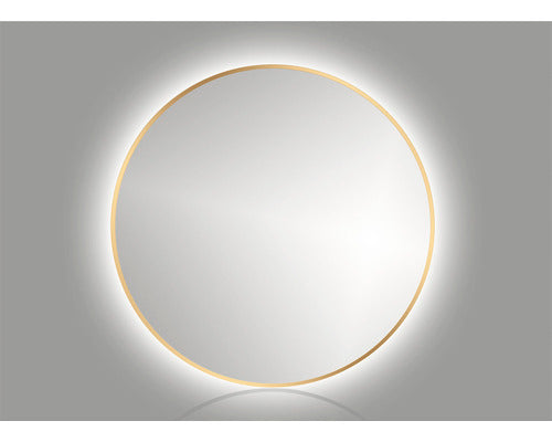 Oglinda Baie Cordia Round Line Ø60 Cm Rama Aurie