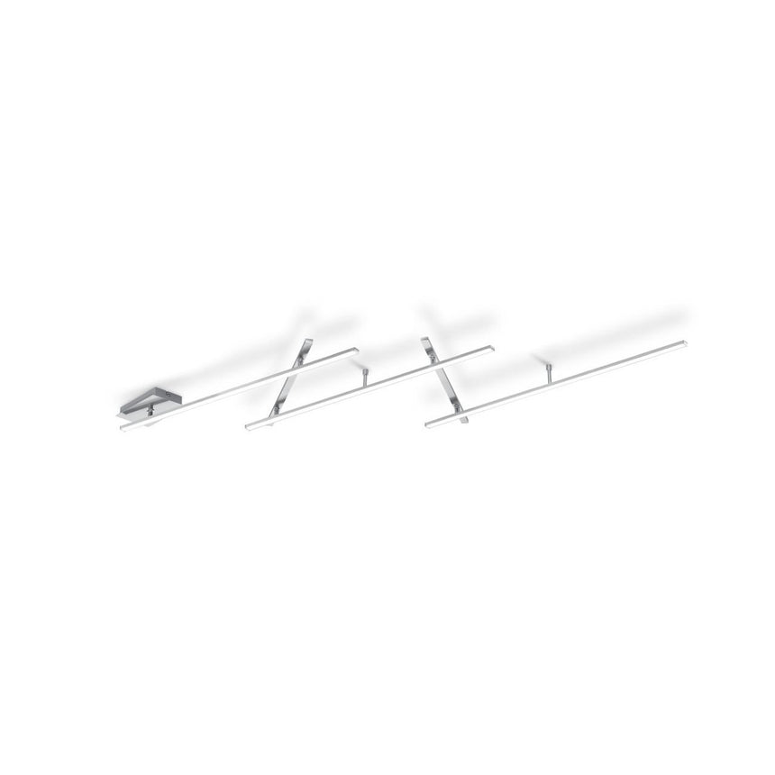 Plafoniera, Trio, Metal/Plastic, 25 W, Alb