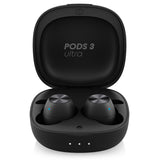 Casti audio in-ear Niceboy HIVE Pods 3 Ultra, True Wireless, Bluetooth 5.1, Microfon, asistent vocal, mod Gaming, aplicatie mobila, control tactil, IP55, incarcare rapida, autonomie de pana la 33 ore, Negru