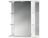 Dulap baie cu oglinda Jokey Havana, iluminare LED, etajere laterale, PAL, 55x66 cm, alb, IP 20