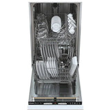 Masina de spalat vase incorporabila Candy CDIH 1L949, 9 seturi, 5 programe, Clasa F, Pornire intarziata, Zoom 32, Eco, 45 cm