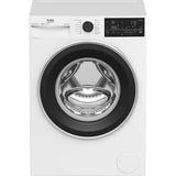 Masina de spalat rufe Beko B5WFT810416, 10 kg, 1400 RPM, AutoDose, Recycled Tub, Homewiz Remote Control, Clasa A, Motor ProSmart Inverter, AddXtra, Hygiene+ cu SteamCure, AutoClean Detergent Drawer, Fast+, Alb