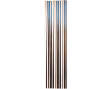 Panou Riflaj Decorativ Estetica Stejar Masiv Alb 3,4x60x250 Cm