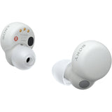 Casti In-Ear Sony LinkBuds S WF-LS900NW, True Wireless, Noise Cancelling, Bluetooth, Microfon, Fast Pair, IPX4, Autonomie de pana la 20 ore, Alb