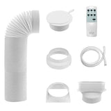 Aparat de aer conditionat mobil Argo Swan, 8000 BTU, Telecomanda, Display, Clasa A, Filtru lavabil, Auto restart, Dezumidificare, Timer, Functia Sleep, Tub evacuare inclus
