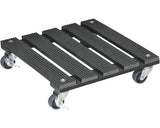 Suport Rulant Pentru Plante, Wpc 29x29 Cm, Capacitate Portanta 80 Kg