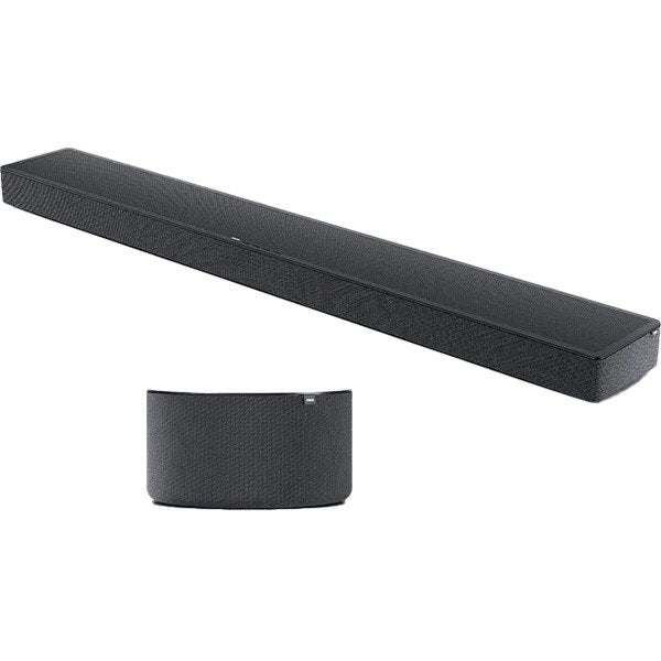 Soundbar Loewe Klang Bar 5 MR, 5.1.2, 440W, Bluetooth, Subwoofer Wireless, Dolby Atmos, gri