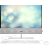 Sistem All-in-One HP Pavilion cu procesor AMD Ryzen™ 7 4800H pana la 4.20 GHz, 23.8", Full HD, 16GB DDR4, 512GB SSD, AMD Radeon™ Graphics, Free DOS, White