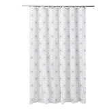 Perdea dus textila, Frandis, 180x200 cm, poliester, alb/gri-bej, model Rosace 195550