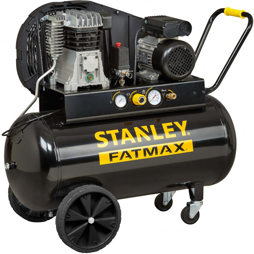 Compresor de aer profesional Stanley FatMax, 100l, 3CP, 10 bar, 330l/m, transmisie curea