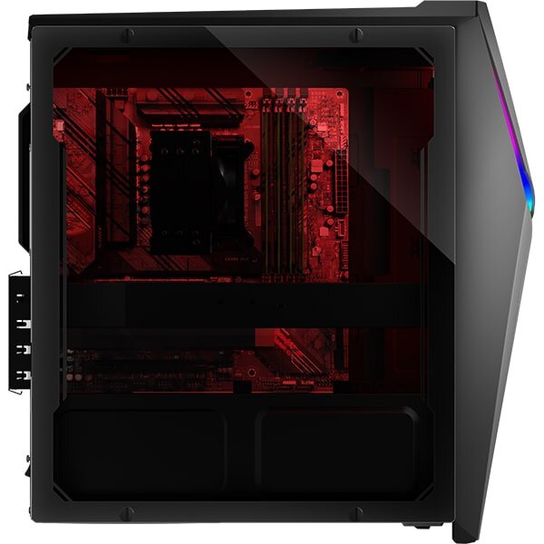 Sistem Desktop Gaming ASUS ROG G10DK-R5800X0090, AMD Ryzen 7-5800X pana la 4.7 GHz, 16GB, 1TB, SSD 1TB, NVIDIA GeForce RTX 3060 12GB, Free Dos, Negru