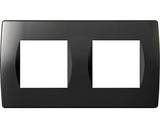 Rama Aparataje Tem Soft 2x2 Module, Negru