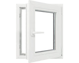 Fereastra Pvc Termopan 5 Camere Tripan 56x86 Cm Alba Deschidere Dubla Dreapta