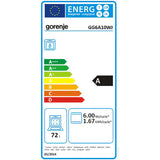 Aragaz GORENJE GG6A10WJ, Gaz, 4 Arzatoare, L 60 cm, Alb