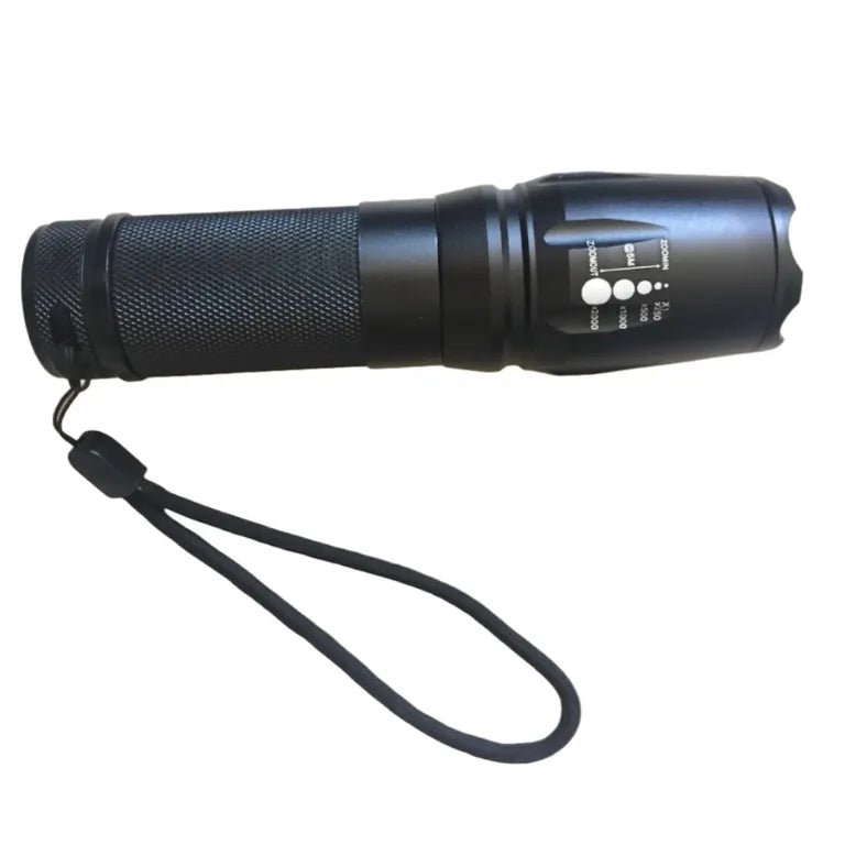 Lanternă X900 Reîncărcabilă cu Baterie și Încărcător, Lanternă Portabilă pentru Camping, Drumeții și Activități în Aer Liber