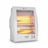 Radiator cu Cuarț Adler AD 7709, 800W, 2 Trepte 400/800W, 2 Lămpi, Protecție la Răsturnare, Alb