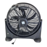 Ventilator Electric de Podea cu Suport, Circulație Eficientă a Aerului, pentru Casă și Birou, Negru