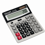 Calculator de Birou Profesional 12 Digits, Alimentare Duală Solară și Baterie, Display Mare și Clar