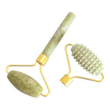 Set Masaj Facial cu Roller și Piatră Gua Sha, Accesorii pentru Îngrijirea Tenului, Relaxare și Rutina Beauty