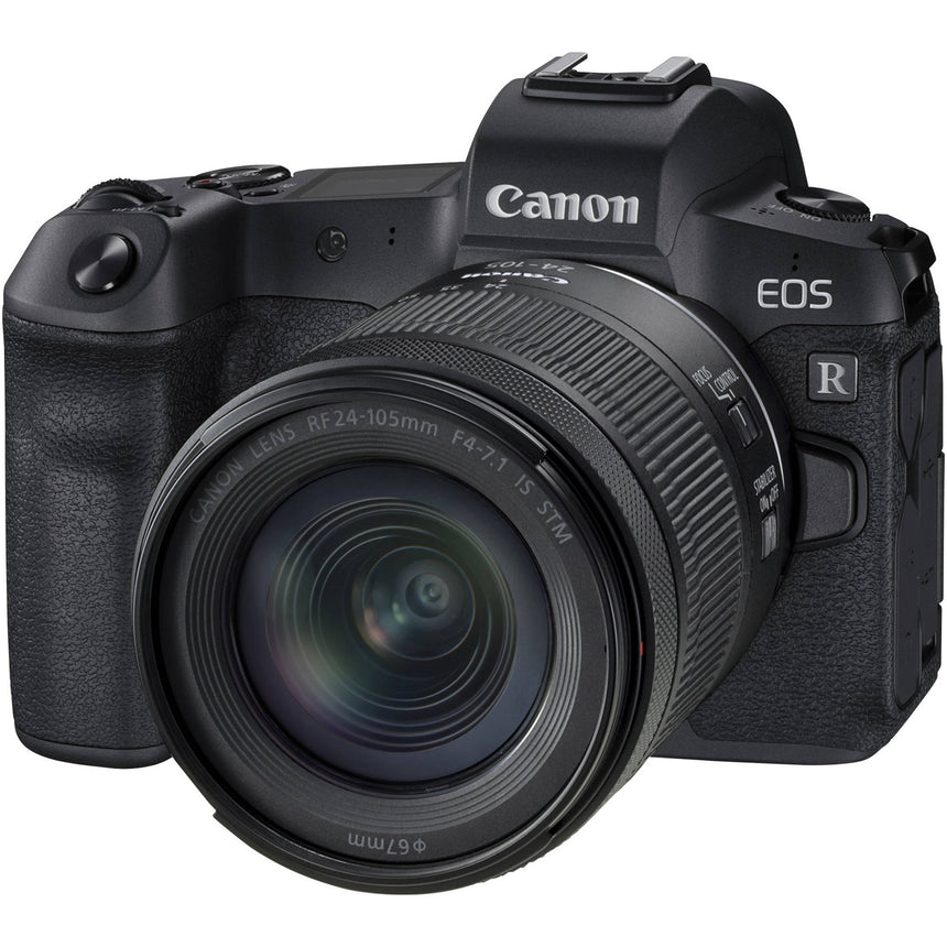 Aparat Foto Mirorless Canon EOS R, Full-Frame, 30.3 MP, 4K, Wi-Fi + Obiectiv RF 24-105 IS STM