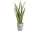 Planta Artificiala Limba Soacrei Sanseveria In Ghiveci H 85 Cm Verde