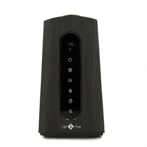 Umidificator de aer si Difuzor de aroma Air & Me Clarence, WiFi, Ionizare, Rata umidificare 350 ml/h, Vapori calzi/reci