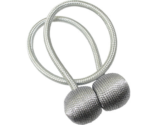 Cleme Draperie Flex-s Cu Magnet, Argintiu, 48 Cm, Set 2 Buc