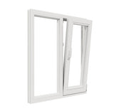 Fereastra PVC Termopan 4 Camere 100x120 cm Alba Fixa Deschidere Dubla Dreapta