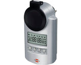 Priza cronometru digital Brennenstuhl Primera-Line DT, 230V 16A, IP44, Argintiu