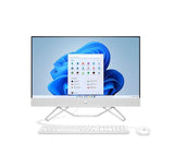 Sistem PC All in One HP 27-cb1000nq, AMD Ryzen 7 5800U pana la 4.4 GHz, 27" Full HD Touch, 16GB, 1TB, SSD 512GB, AMD Radeon Graphics, Windows 11 Home, Alb