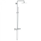 Coloana de dus termostatat Grohe Euphoria System 150, pulverizare Rain, limitator debita, Crom