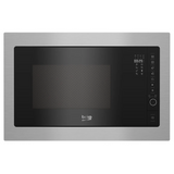 Cuptor cu microunde Beko BMGB25332BG, Putere 900 W, 25 L, Functie AutoCook, 8 programe Auto Cook, 5 niveluri de putere, functie grill, Negru / Gri