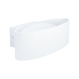 Aplica MACCACARI, EGLO, LED, 10W, 1100 lm, lumina calda, otel, aluminiu, alb, plastic, 27 x 7.5 x 13 cm, A+