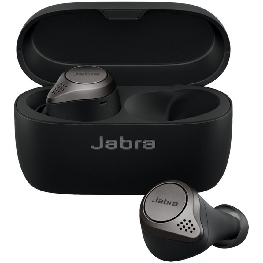 Casca bluetooth stereo Jabra Elite 75t, Negru/Titan