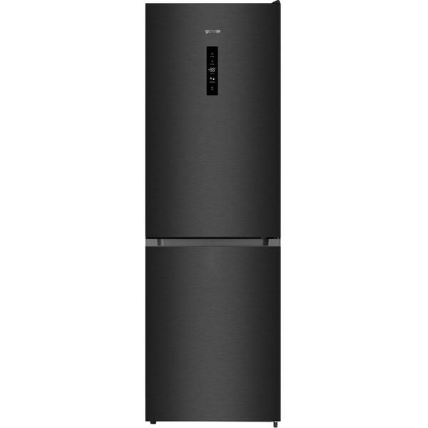 Frigider combinat, Gorenje NRK619CABXL4 304l, H: 186 cm, FastFreeze, CRIPS ZONE, TotalNoFrost, clasa energetica C, Negru