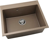 Chiuveta Bucatarie Cu O Cuva Fat Avangard 227 60x51 Cm, Fara Picurator, Fatgranit Frappe