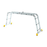 Scara cu articulatie profesionala Alverosal Forte Plus, 4 tronsoane, 3 trepte, 1.8 m