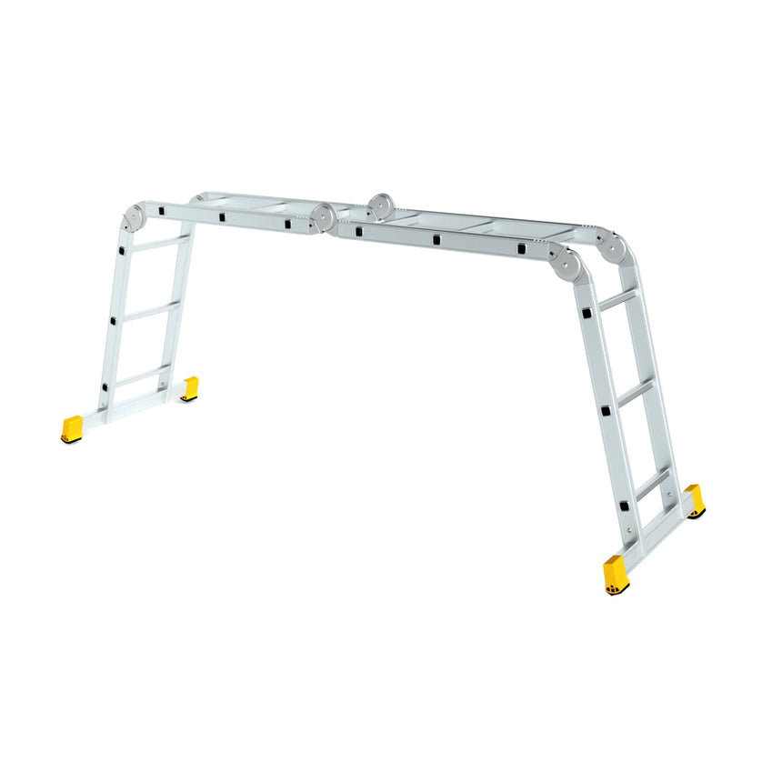 Scara cu articulatie profesionala Alverosal Forte Plus, 4 tronsoane, 3 trepte, 1.8 m
