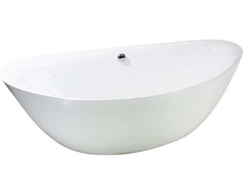 Cada de baie ovala freestanding Tender Max 87x180x65 cm acril alb