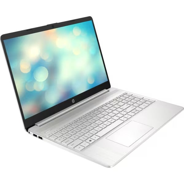 Laptop HP 15s-fq5051nq, Intel Core i5-1235U pana la 4.4GHz, 15.6" Full HD, 8GB, SSD 512GB, Intel Iris Xe Graphics, no OS, Argintiu